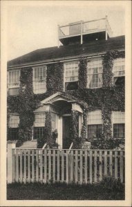 Nantucket MA House w/ Captains Walk MarshalL Gardiner c1910 Postcard