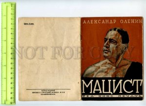 492814 1928 Avant-garde brochure Olenin MOVIE actor Maciste Bartolomeo Pagano