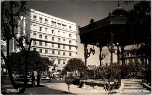 RPPC CHIHUAHUA, Mexico   HOTEL  HILTON  & GAZEBO  c1940s   Desentis   Postcard