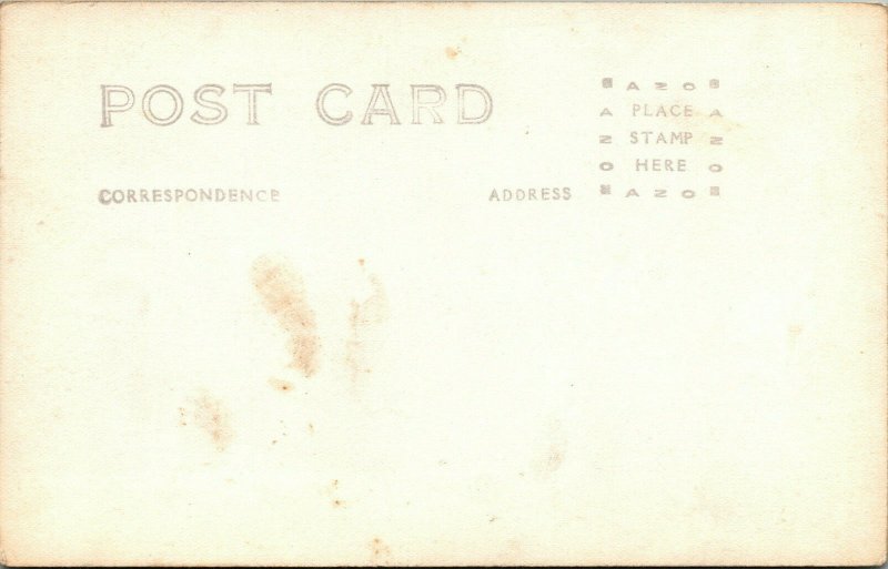 Vtg 1920s Jamestown College Taber Hall North Dakota ND RPPC Real Photo Postcard