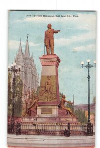 Salt Lake City Utah UT Postcard 1907-1915 Pioneer Monument