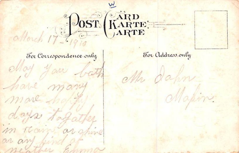 Saint Patricks Day  Saint Patricks Day Postcard