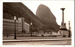 RPPC Monument Rio De JANEIRO Brazil Vintage Postcard Eroes de laguna KA9