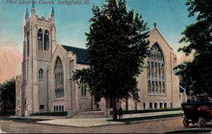 Illinois Springfield First Christian Church 1914