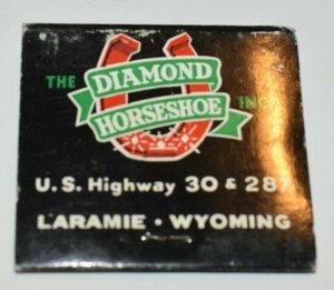 Diamond Horseshoe Laramie Wyoming 30 Strike Matchbook