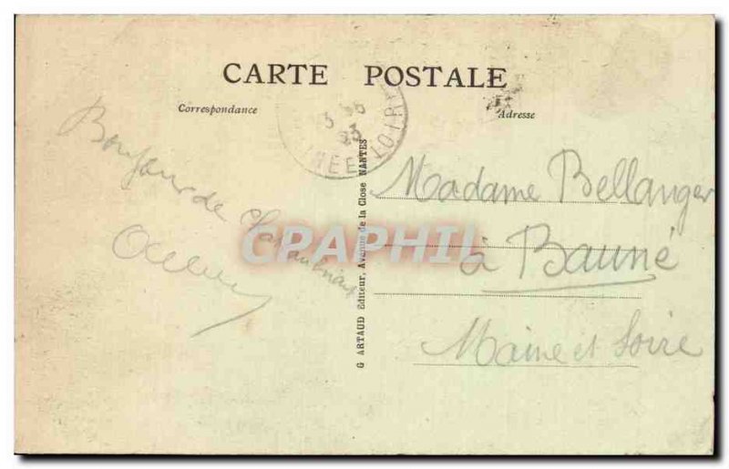 Chateaubriant Old Postcard Chateau Entree