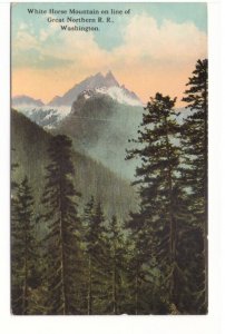 White Horse Mountain, Washington, Antique Lowman & Hanford Postcard