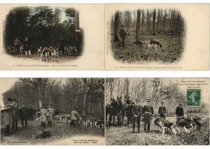 HUNTING CHASSE FRANCE SPORT 50 Vintage Postcards Pre-1920 (PART II.) (L3075)