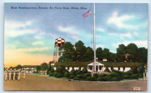 BILOXI, MS Mississippi ~ HEADQUARTERS KESSLER AIR FORCE BASE c1940s  Postcard
