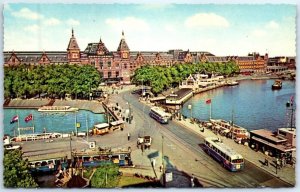 Postcard - Central Station - Amsterdam, Netherlands