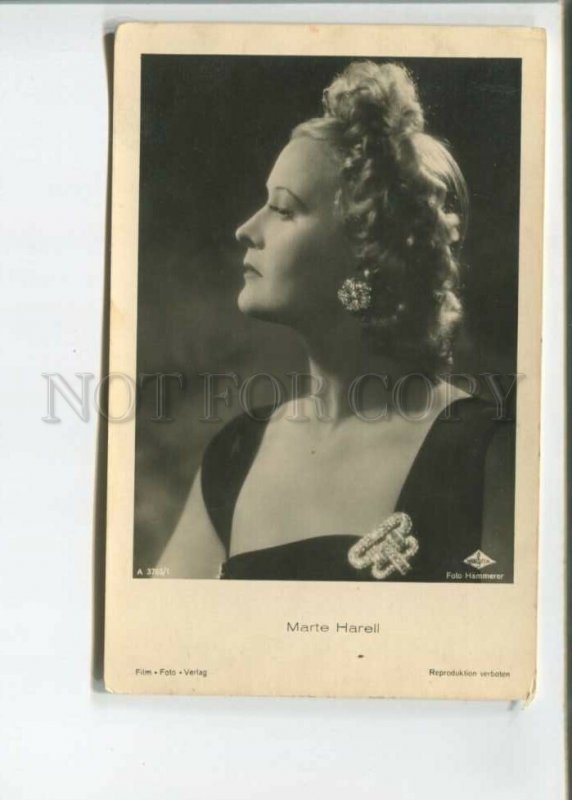 472575 MARTE HARELL Austrian MOVIE FILM Actress Vintage PHOTO