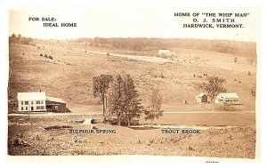 Vermont Hardwick, O.J. Smith's Sulpur Spring, For Sale Card