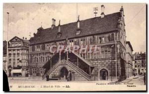 Old Postcard Mulhouse The Hotel de Ville