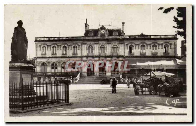 Old Postcard Brive The theater