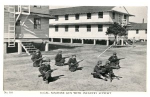 30 Cal. Machine Gun with Infantry Support