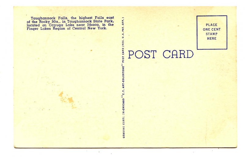 NY - Finger Lakes Region. Taughannock Falls