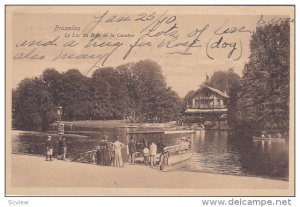 Brussels , Belgium , PU-1910 ; Le Lac du Bois de la Cambre