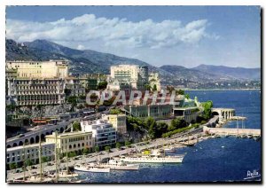 Modern Postcard The Principality of Monaco Monte Carlo and the Port of Monaco