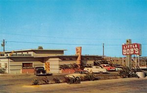 Aransas Pass Texas Little Bob's Restaurant Vintage Postcard AA47889