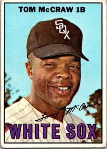 1967 Topps Baseball Card Tom McCraw Chicago White Sox sk2128