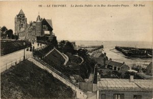 CPA Le TRÉPORT-Le Jardin Public et la Rue Alexandre-Papin (348214)