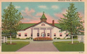 Vintage Postcard Almahurst Farm Landscape Ground Front Lexington Kentucky KY