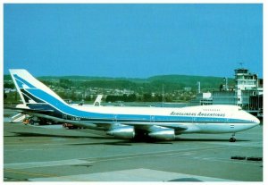 Aerolineas Argentinas Boeing 747 287B Airplane Postcard