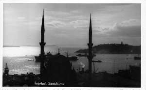 RPPC SARAYBURNU ISTANBUL TURKEY REAL PHOTO POSTCARD (c. 1930s)