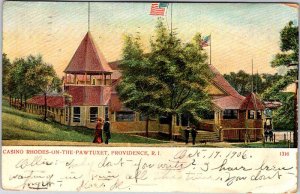 Postcard CASINO SCENE Providence Rhode Island RI AM7245