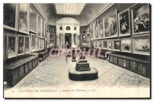 Old Postcard Chateau de Chantilly Gallery Tables