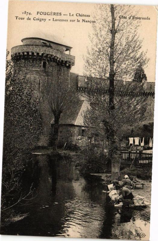 CPA FOUGERES-Le Chateau Tour de Coigny-Laveuses sur le Nancon (265433)