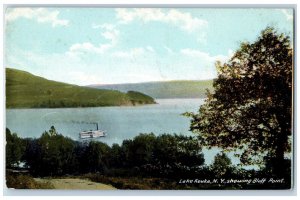1910 Steamer Bluff Point Lake Keuka New York NY Antique Posted Postcard 