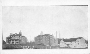 VASHON COLLEGE Vashon, Washington Kneeland Foto 1908 Vintage Postcard