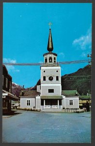 St Michaels Cathedral Sitka Alaska Vintage Postcard