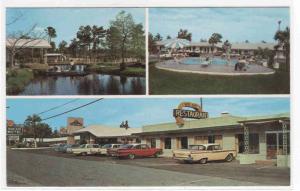 Bon Air Motel Cars US 301 Jesup Georgia postcard