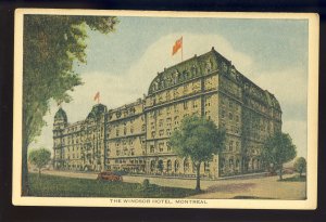 Montreal, Quebec-P.Q.,Canada Postcard, The Windsor Hotel, Old Cars