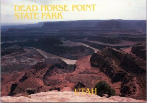 Postcard UT Dead Horse Point - View across Canyonlands National Park