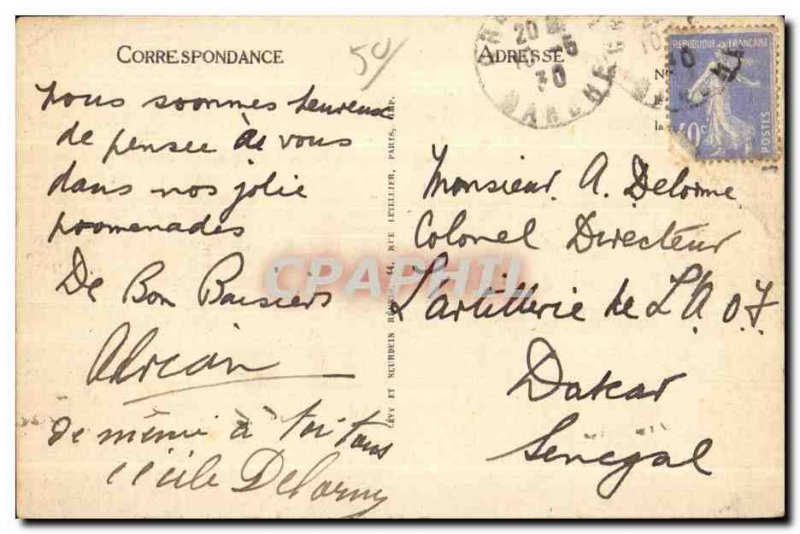 Old Postcard Avranches La Pierre Henri and Monument Du Souvenir French