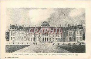 Old Postcard La Ferte Vidame (E and L) M Chateau de Laborde (XVIII Century) d...