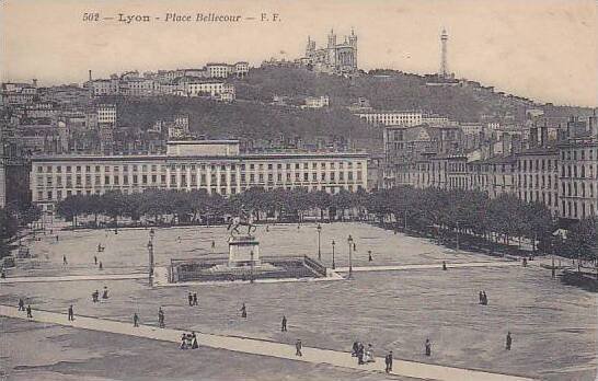 France Lyon La Place Bellecour