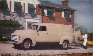 GMC Panel Model Van Ad Advertising Vintage Postcard