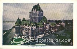 Chateau Frontenac Quebec Canada Unused 