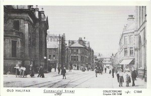 Yorkshire Postcard - Old Halifax - Commercial Street c1907 - Ref U890