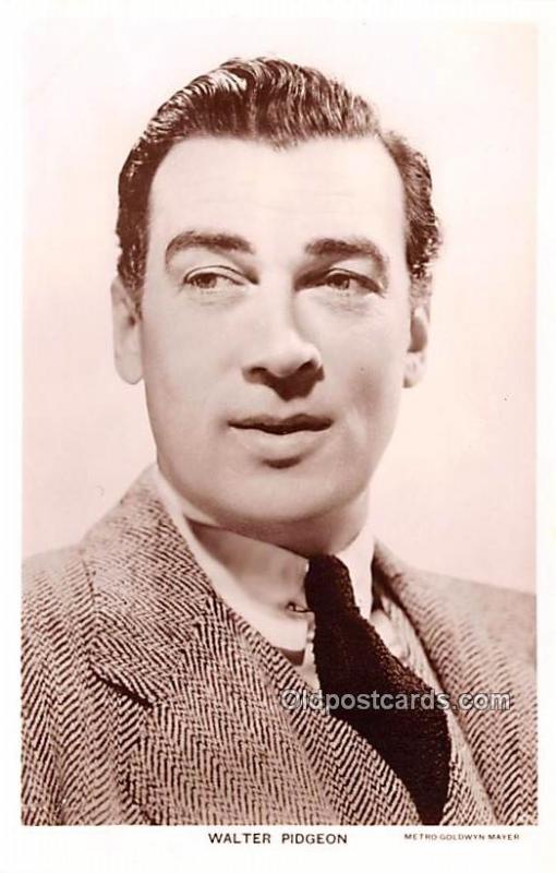 Walter Pidgeon Movie Star Actor Actress Film Star Unused 