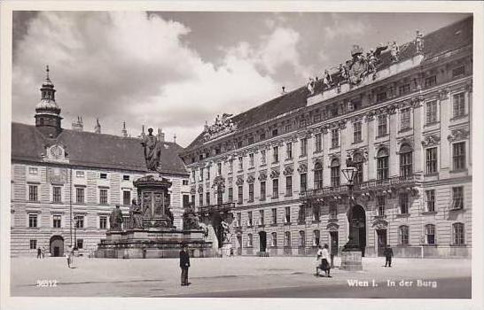 Austria Vienna In der Burg Real Photo