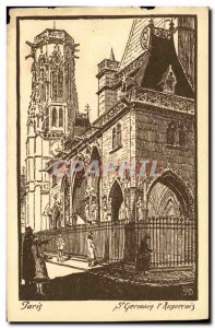 Old Postcard Paris St Germain the Auxerrois