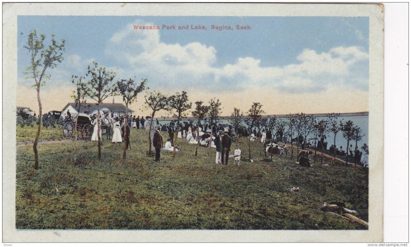 Wascana Park & Lake, Regina, Saskatchewan, Canada, 1900-1910s