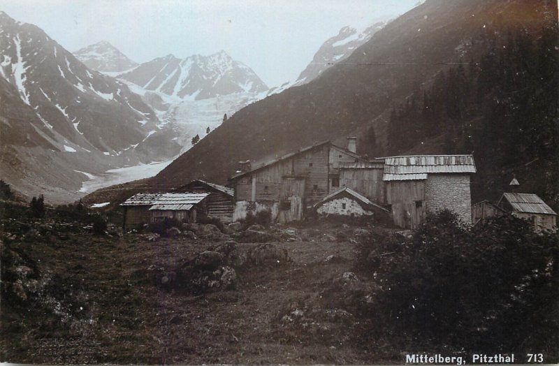 Austrian Alps Mittelberg Pitzthal photo Fritz Gratl 1905