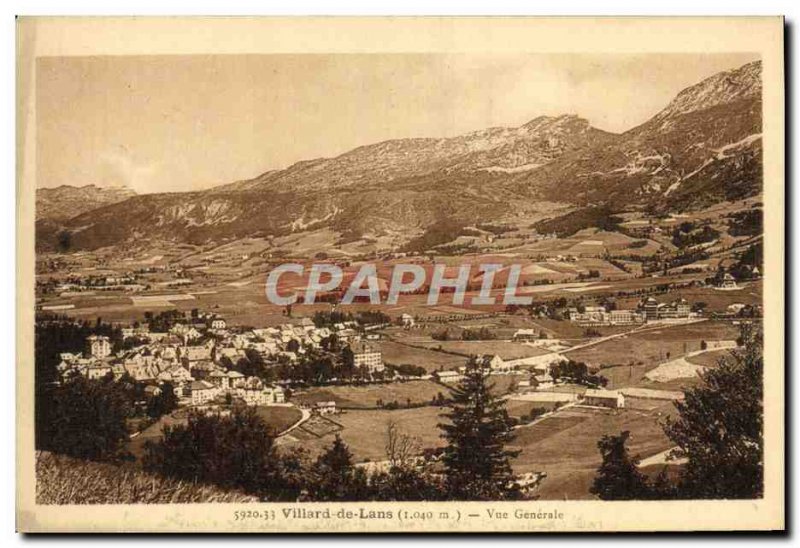 Old Postcard Villard de Lans Vue Generale