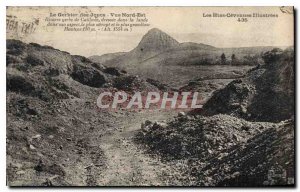 Old Postcard The High Cevennes illustrated Mont Gerbier of Reeds north View I...